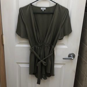 Tobi Low Cut Romper